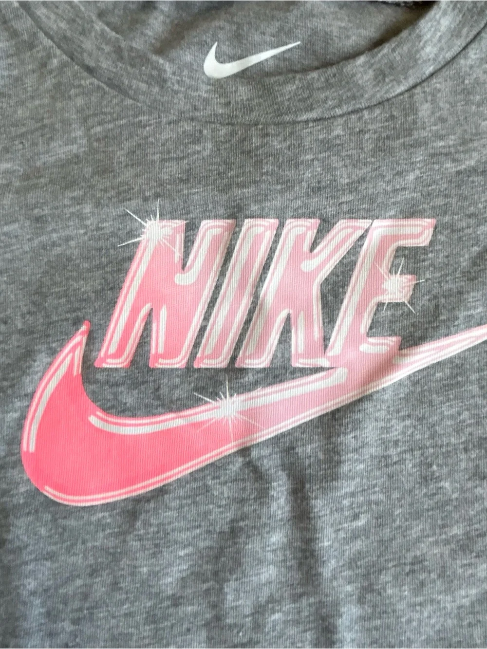Nike Long Sleeve Top Heather Gray 12m